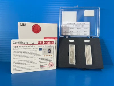 Glass cuvette 10 mm.,3.5 ml, 2 pcs/box