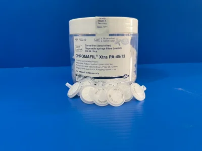 Nylon Syring Filter 0.45 um , 13 mm. (ตัวกรองสารละลาย)