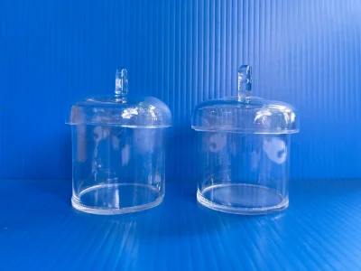 Crucible Quartz with Lid 100ML. (made to order)