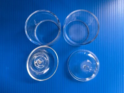 Crucible Quartz with Lid 100ML. (made to order)