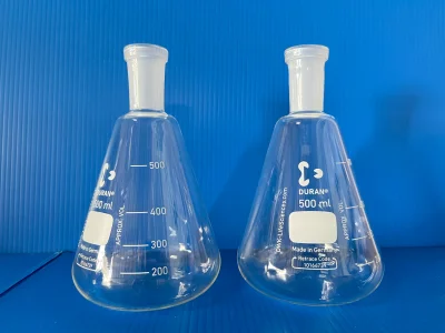Erlenmeyer flask 500ml (เครื่องแก้วสั่งทำ ตามแบบ)