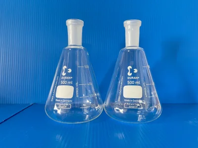 Erlenmeyer flask 500ml (เครื่องแก้วสั่งทำ ตามแบบ)