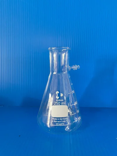 Filtering flask  Size 250 ml, (เครื่องแก้วสั่งทำตามแบบ)