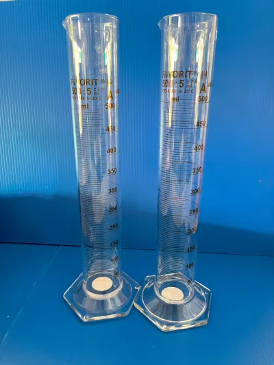 Cylinder, glass 500 ml, Class A, "Favorit"