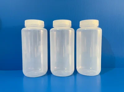 Bottle Plastic, PP, Wide Mouth, 1L "Polylab"