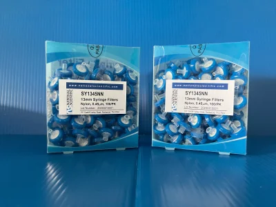 Syring filter Nylon,0.45um,Dia13mm,100/pk"National"