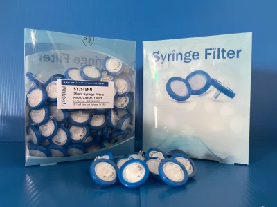 Syring filter Nylon 0.45um,Dia25mm(100/pk),"National"