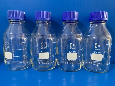 Laboratory Bottle, size 500 ml, screw cap "Duran"