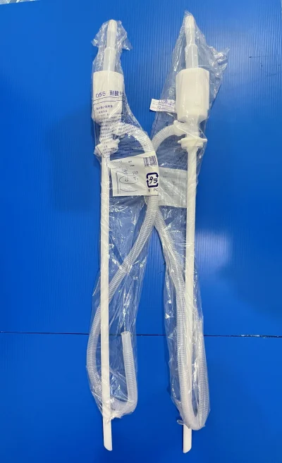 ปั๊มดูดสารเคมีแบบไซฟอน HDPE หัวขาว 200L