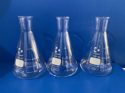 Erlenmeyer flask, size 500 ml., "Duran"
