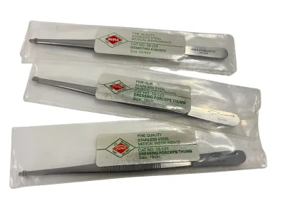 Forcep Stainless, L 6