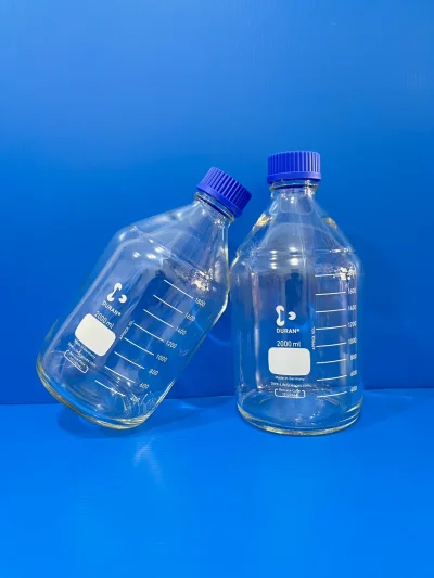 Laboratory Bottle, size 2 L, screw cap "Duran"