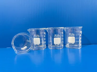 Beaker glass, size 50 ml, "Pyrex"
