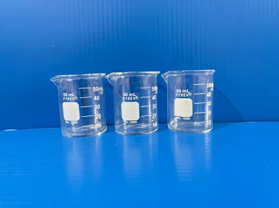 Beaker glass, size 50 ml, "Pyrex"