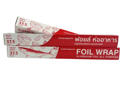 Aluminium foil 37.5 SQ.FT,18"(45 cm)x7.5 m. "Star"