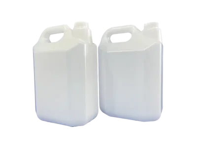 Gallon plastic 5L., เหลี่ยม ขาวโปร่งแสง, หูตรง #152