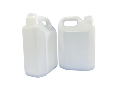 Gallon plastic 5L., เหลี่ยม ขาวโปร่งแสง, หูตรง #152