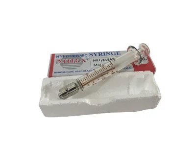 Syring glass 2 ml, Luer lock , "MIRA"