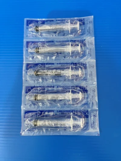 Syring plastic 3 ml, luer lock