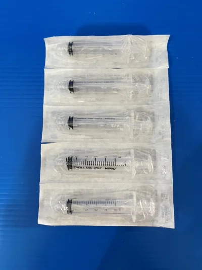 Syring Plastic 5ml, luer lock, "Nipro"(100pcs/Box)