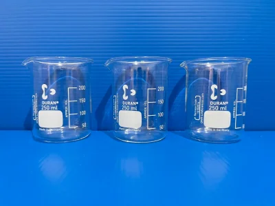 Beaker glass, size 250 ml., "Duran"