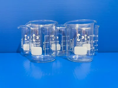 Beaker glass, size 250 ml., "Duran"