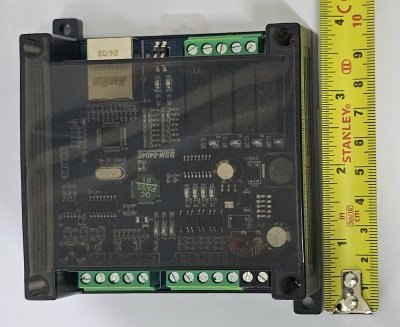 โมดูล I/O โมเดล BSM-0404E  Power : DC9-48V มีPort RJ45 Modbus TCP RS485  4 Input / 4 Output Relay / AD0 (0-10v/0-20mA) / DA1 : 0-10v  DA2 : 0-20mA