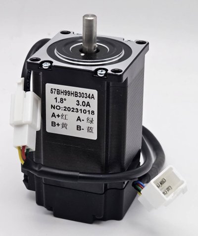 Closed-Loop Stepper Motor แรงบิด 2.2N.m (Nema23) เพลาขนาด 8mm.  ตัวมอเตอร์มี Encoder ในตัวทำให้มีความแม่นยำสูง