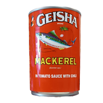 GEISHA MACKEREL TOMATO +CHILI SAUCE 425 G
