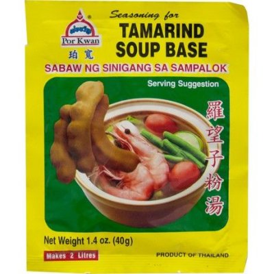 Base Zuppa Al Tamarindo 144 X 40 G POR KWAN น้ำซุปรสมะขาม 144/40 G ตราพ่อขวัญ(POR KWAN)