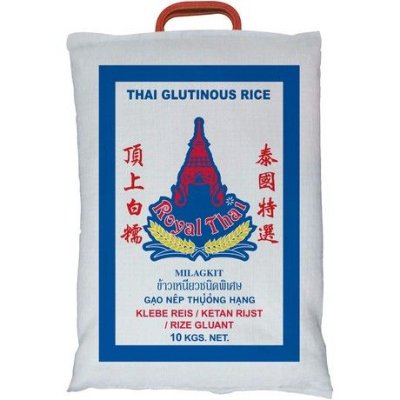 STICKY RICE 1X10KG ROYAL THAI RICE 	ข้าวเหนียว10KG ROYAL THAI
