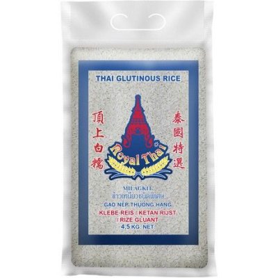 Riso glutinoso 4 X 4,5 KG ROYAL THAI RICE	ข้าวเหนียว 4/4.5 KG ROYAL THAI RICE