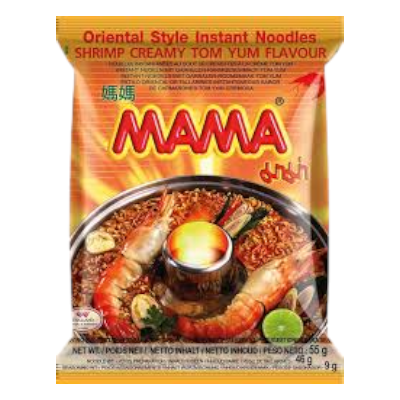 Instant Noodles Shrimp Creamy 30 X 55 GR MAMA