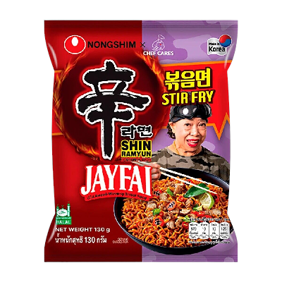 NONGSHIM SHIN RAMYUN STIR FRY TOMYUM x JAY FAI (5*8) 40X130 GR
