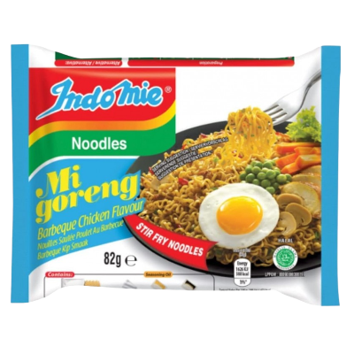 NOODLES INDOMIE MI GORENG BBQ 40 X 82G