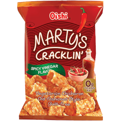 PH CHIPS OISHI MARTYS SPICY VINEG 30X90 G