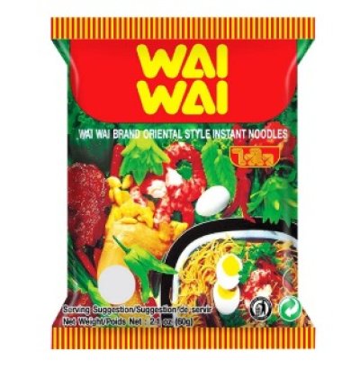 ORIENTAL STYLE INSTANT NOODLES (WAI WAI BRAND) 60 G
