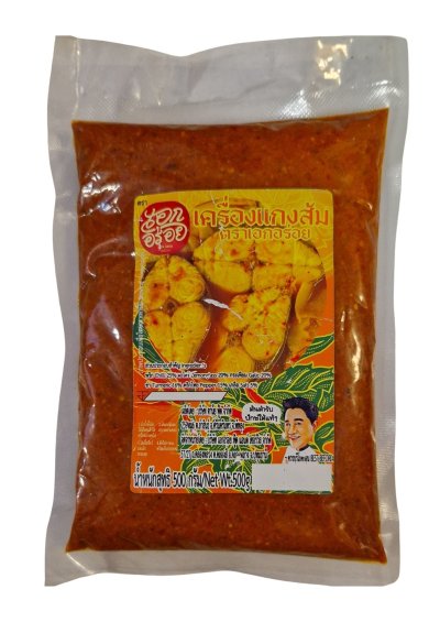 Sour curry paste 500g by Ake Aroi	เครื่อง แกงส้ม  ตราเอกอร่อย 500ก