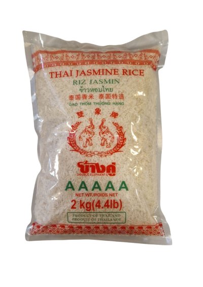 DOUBLE ELEPHANTS  JASMINE 2 Kg/12	ข้าวหอมมะลิ ตรา ช้างคู่ 2 กก