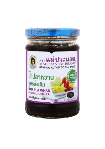 MAEPRANOM BRAND NAM PLA WHAN 228 G	น้ำปลาหวานสูตรดั้งเดิม ตราแม่ประนอม 288 g
