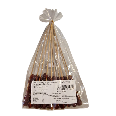 Sweet pickled star gooseberry on stick by Winner (Mintra)