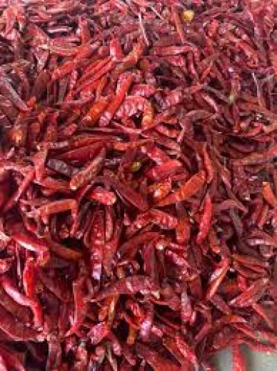 Dry small red chilli no stem 100gr (TON POE BRAND) 	พริกแห้งเม็ดเล็ก เด็ด ก้าน 100 ก ตราต้นโพธ์