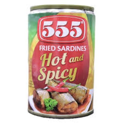 555 FRIED SARDINES - ALACCE FRITTE IN SALSA PICCANTE 155g