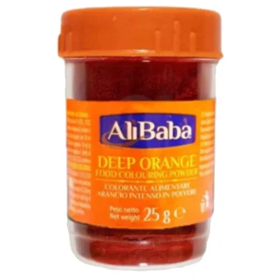 FOOD COLCOUR ALIBABA ORANGE 12X25 GR