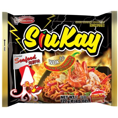 Instant Noodles Seafood Spicy SK 24 X 127 G ACECOOK	บะหมี่กึ่งสำเร็จรูป รสซีฟู้ดเผ็ด SK 24/127 G-ACECOOK