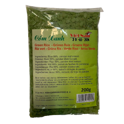 Green Flat Rice (Com Dep Xanh) 200 GR VIET NAM