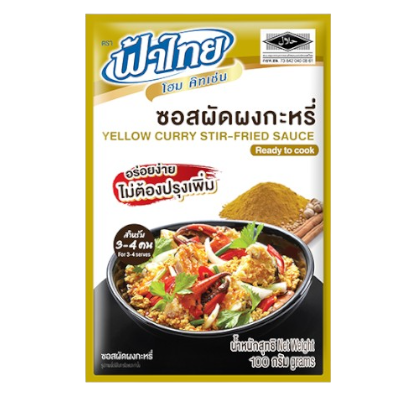 YELLOW CURRY STIR-FRIED SAUCE (FA THAI BRAND) YELLOW CURRY STIR-FRIED SAUCE (FA THAI BRAND)
