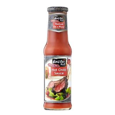 EXOTIC FOOD HOT CHILLI SAUCE 6X250 ML EXOTIC FOOD HOT CHILLI SAUCE 6X250 ML