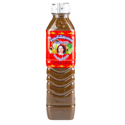 Fermented Fish Sauce 400cc White cab by Mae Boonlam