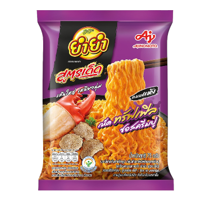 INSTANT DRIED NOODLES TRUFFLE WITH CRAB CREAM SAUCE FALVOUR (YUMYUM BRAND)